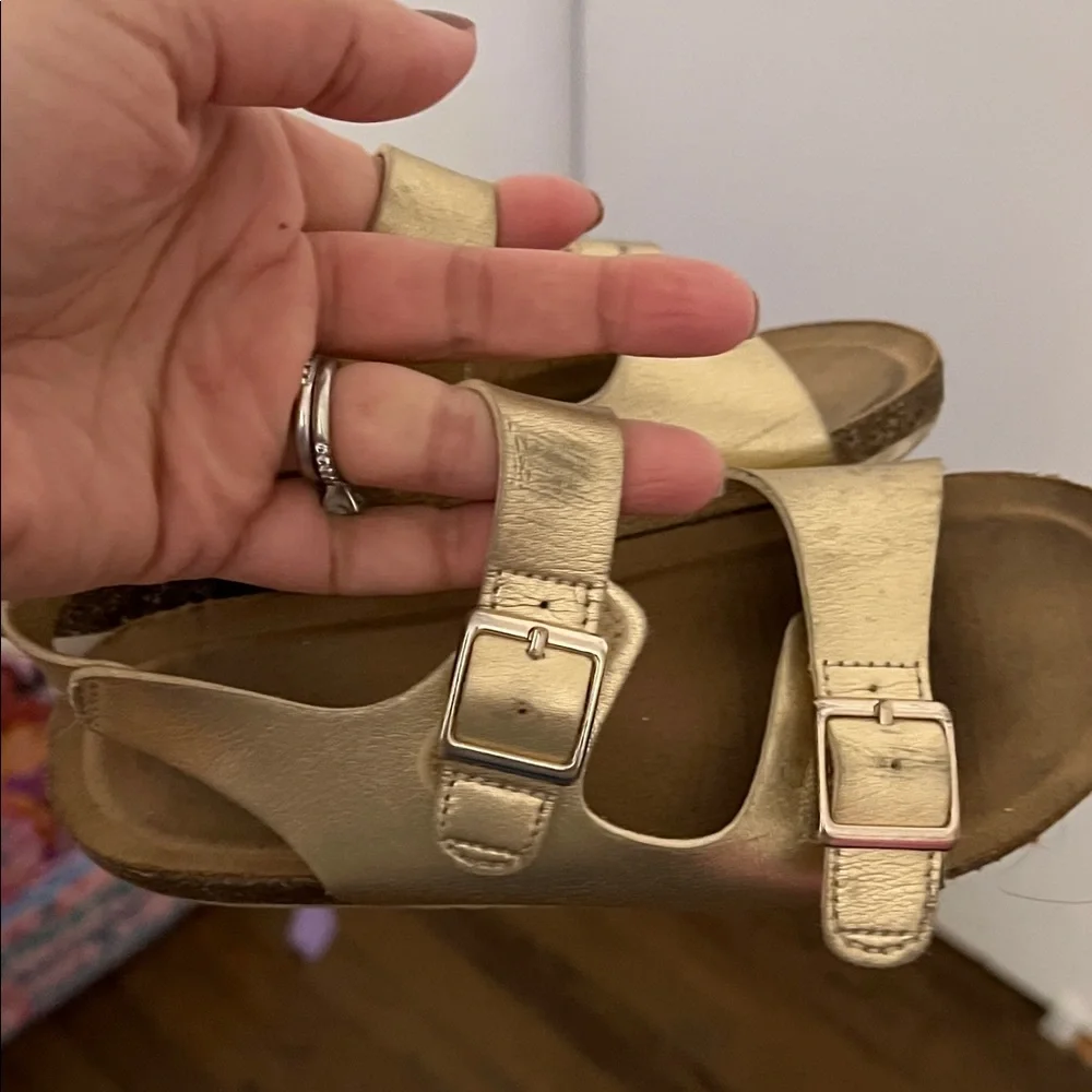 Cat & Jack Metallic Gold Kids Sandals